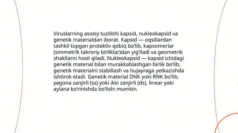 Viruslar, Prakariot va Eukariot hujayralar tuzilishi 3