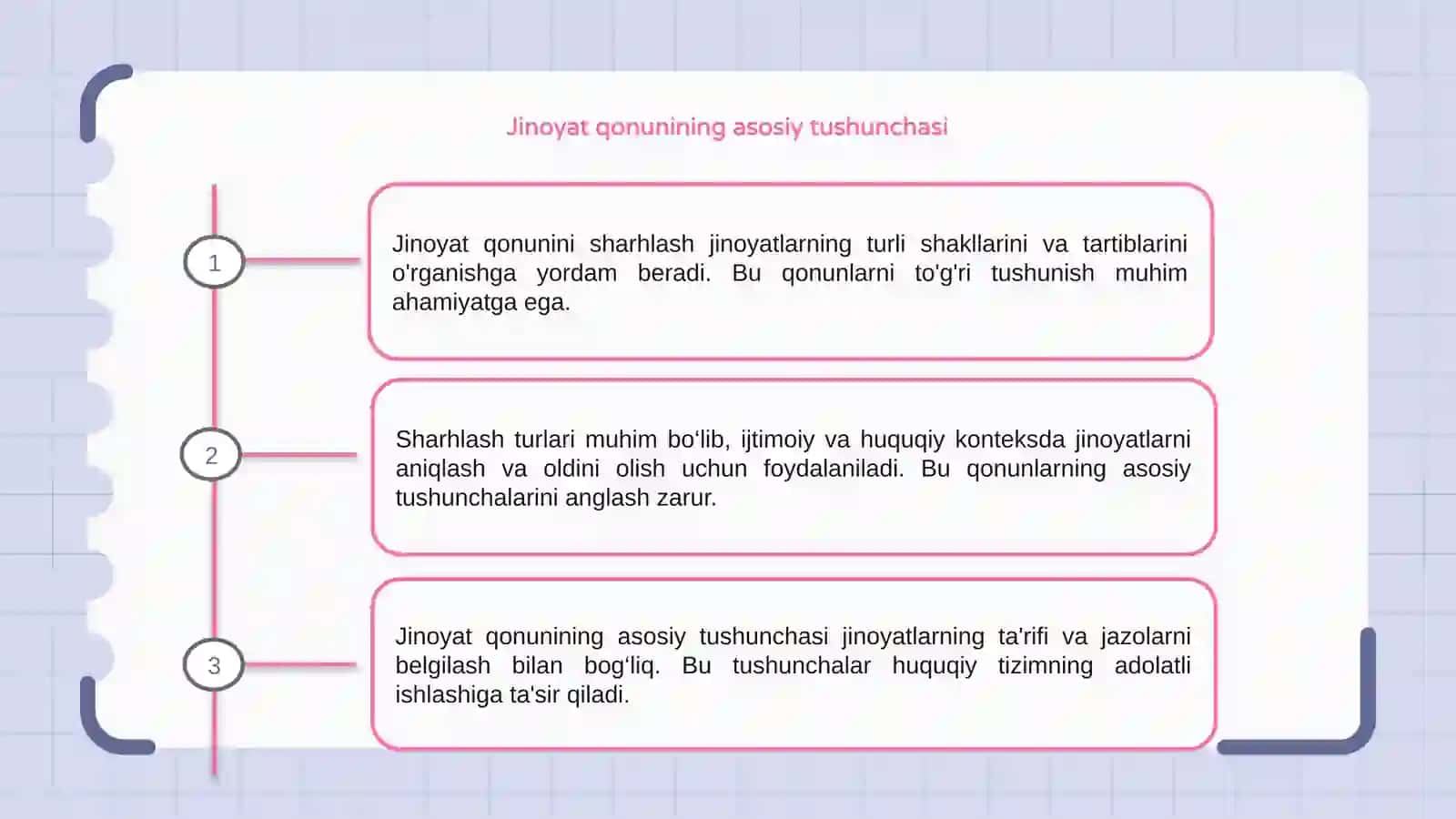 Jinoyat qonunini sharhlash 3