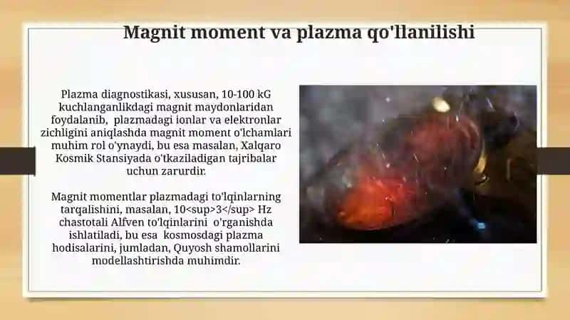 Magnit moment va uning xossalari 3