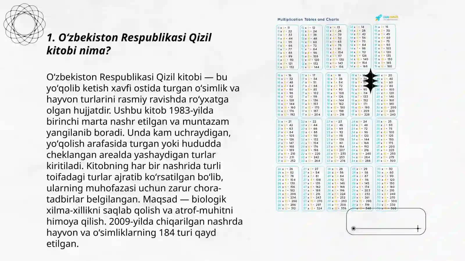 Oʻzbekiston Respublikasi Qizil kitobi 3