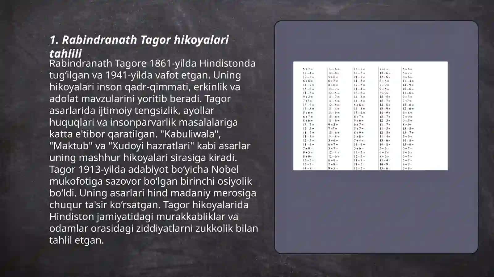 R. Tagor hikoyalari tahlili 3