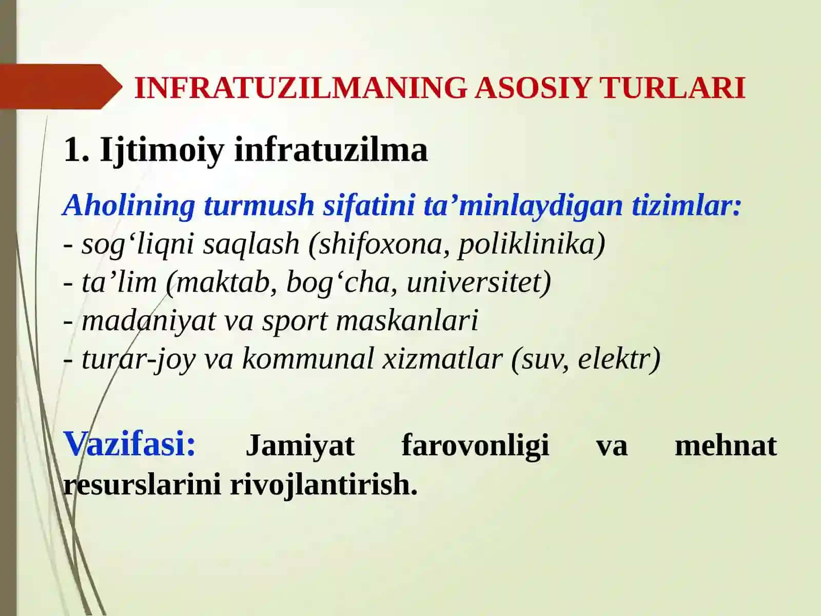 RESPUBLIKADA BOZOR INFRATUZILMASINING ASOSIY YOʻNALISHLARI 3