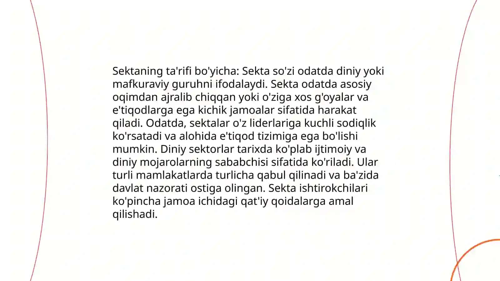 Sekta Mohiyati va Tarifi 3