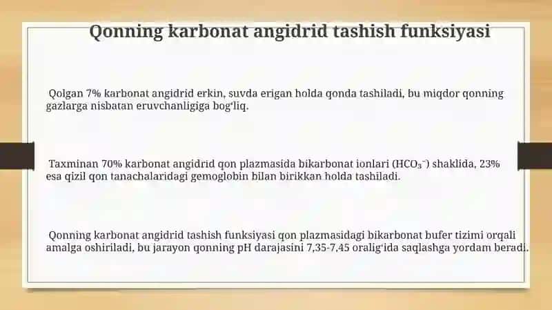 Qonning fizik, kimyoviy xossalari 3