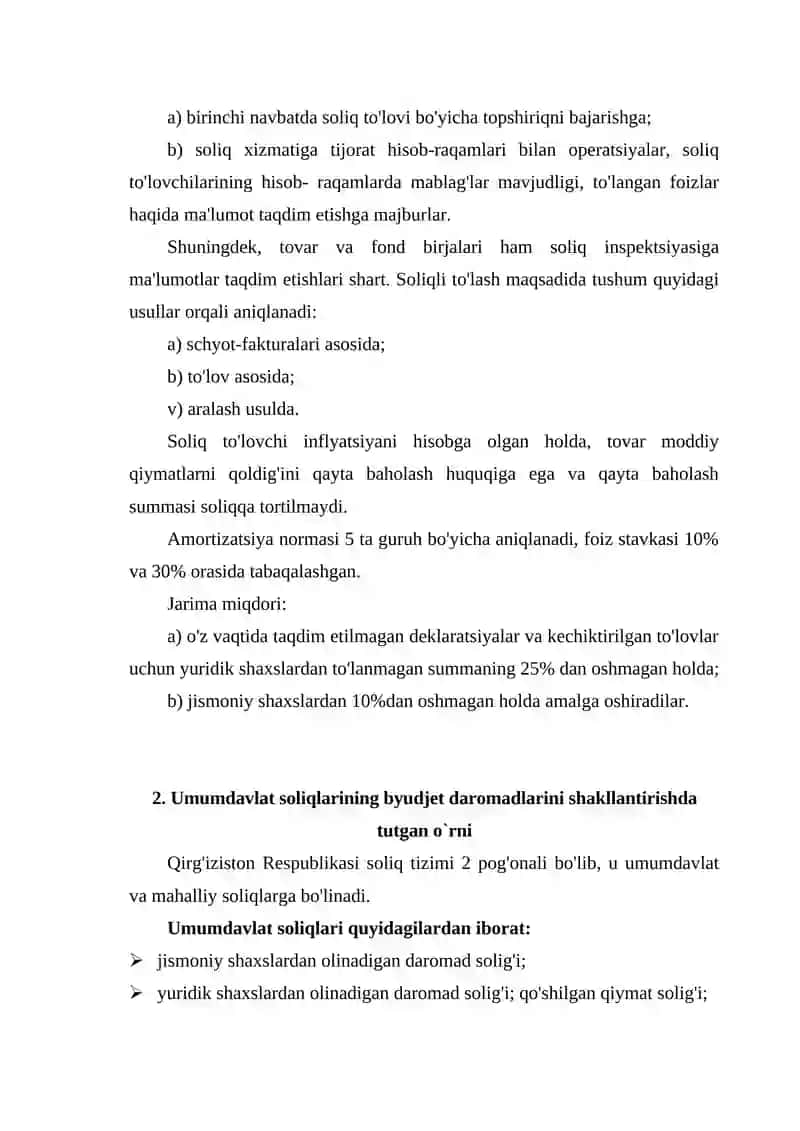 Qirg'iziston soliq tizimi 3