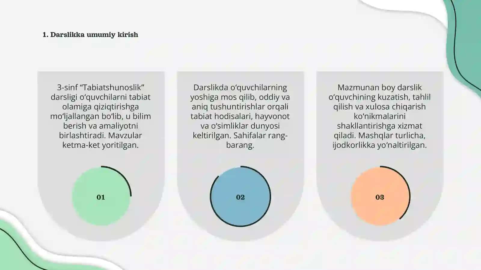 3-sinf "Tabiatshunoslik" darsligi 3