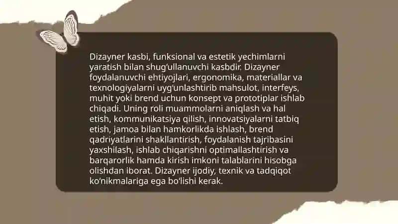 Dizayner kasbi 3