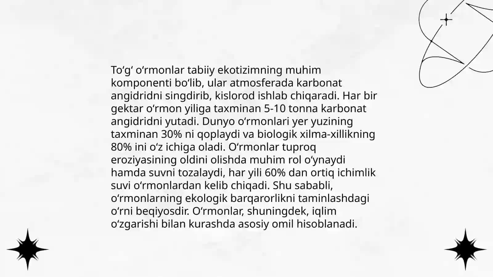 Toʻgʻ oʻrmonlari va daraxt buta turlari 3