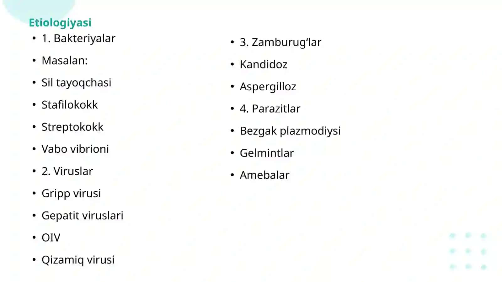 Yuqumli kasalliklarni patogenezi 3