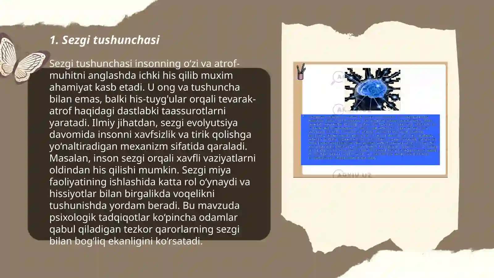 Sezgi xususiyatlari va turlari 3
