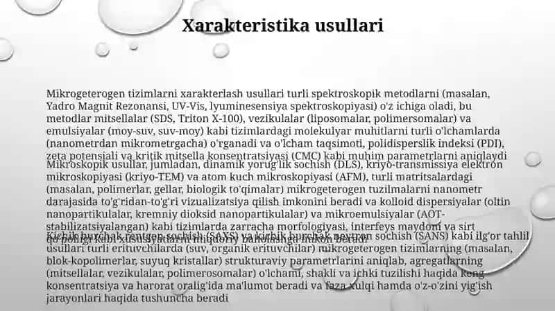 Mikrogeterogen sistemalar 3