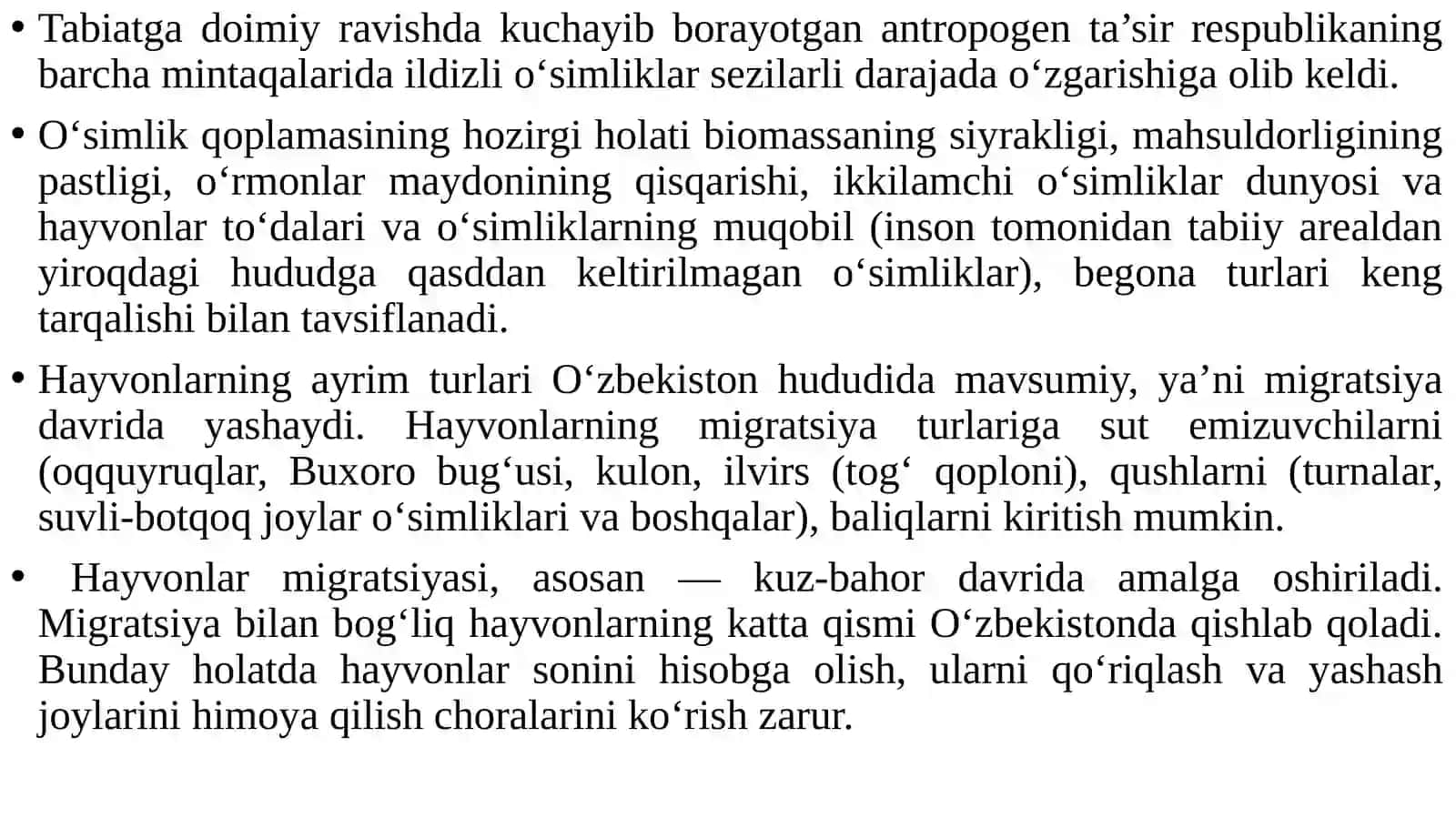 Hayvonlarning muhofazachoralari 3