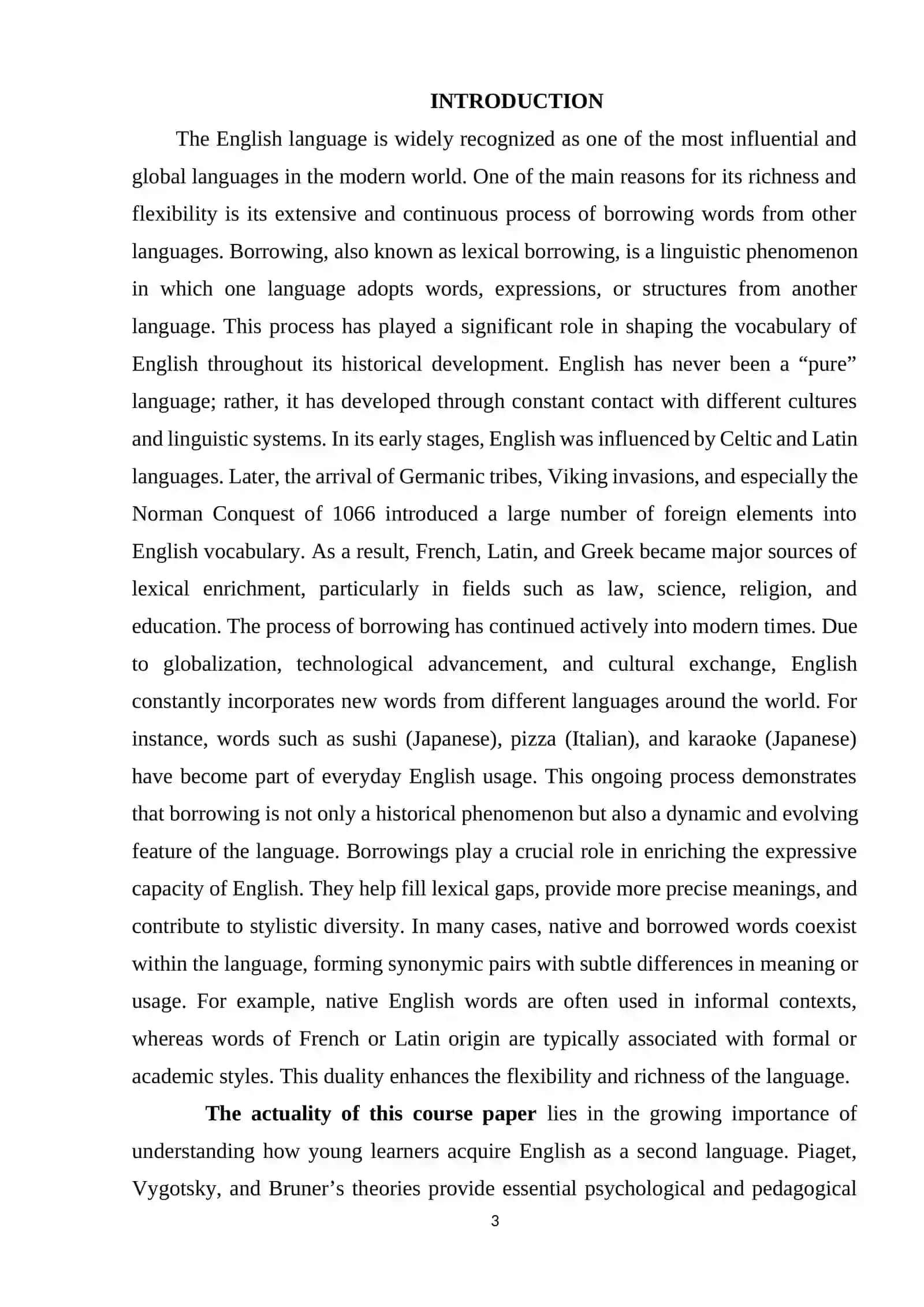 Piaget, Vygotsky, and Bruner’s Theories in TEYL 3
