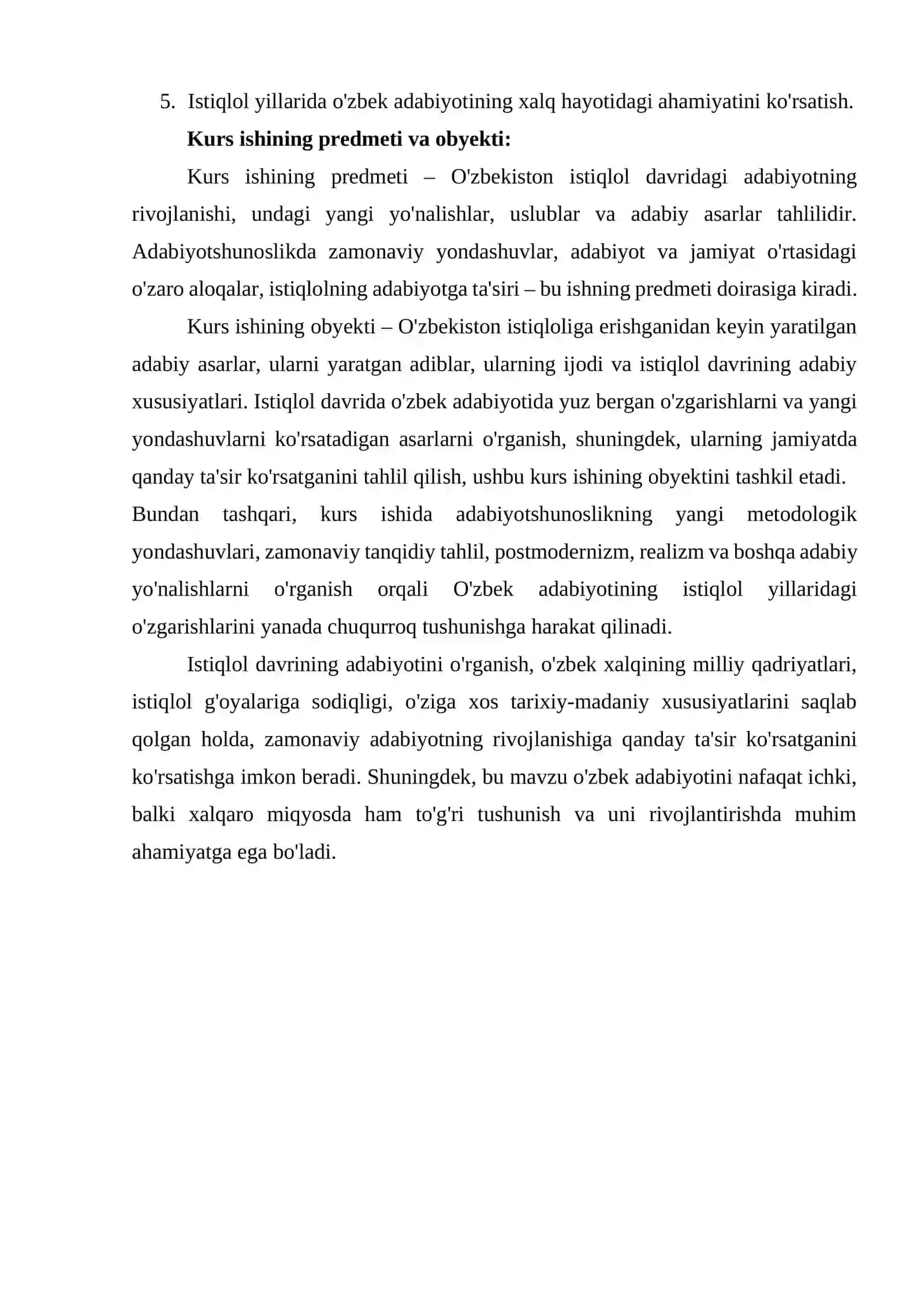 ISTIQLOL VA ADABIYOT 3
