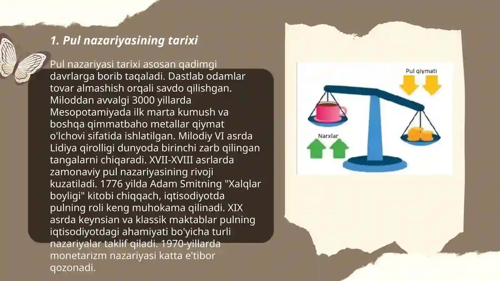Pul nazariyasi 3