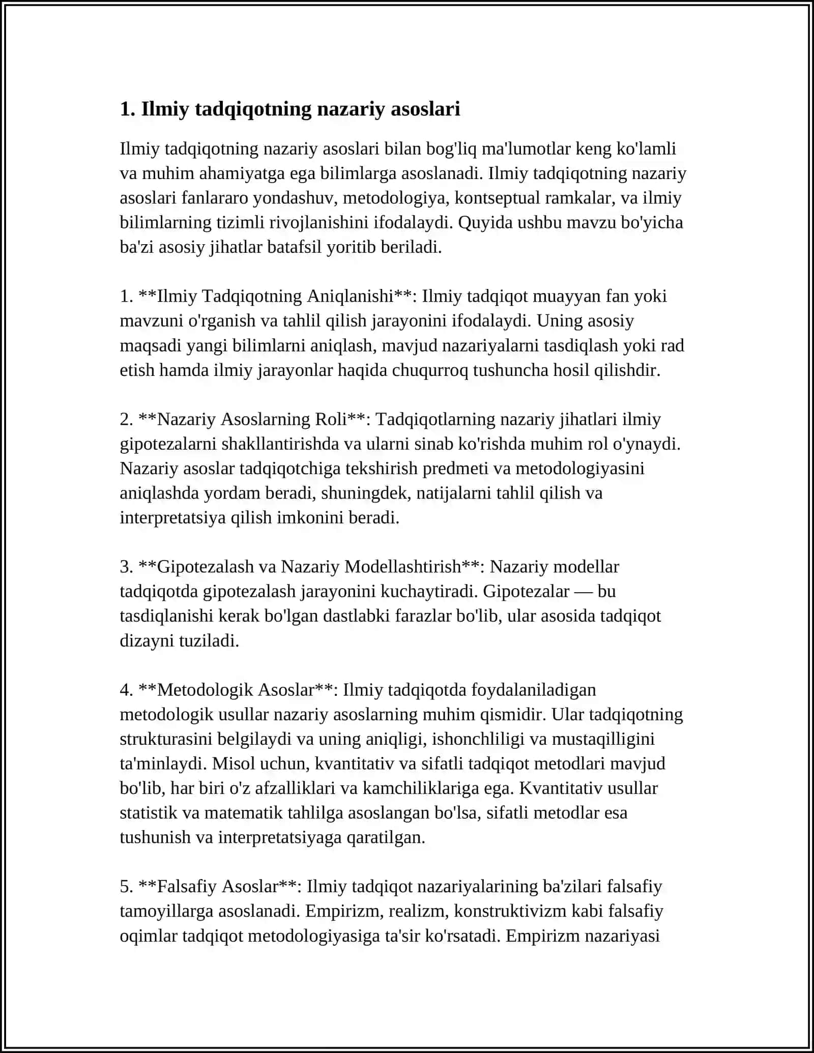 ILMIY TADQIQOT MODELLASHTIRISH 3