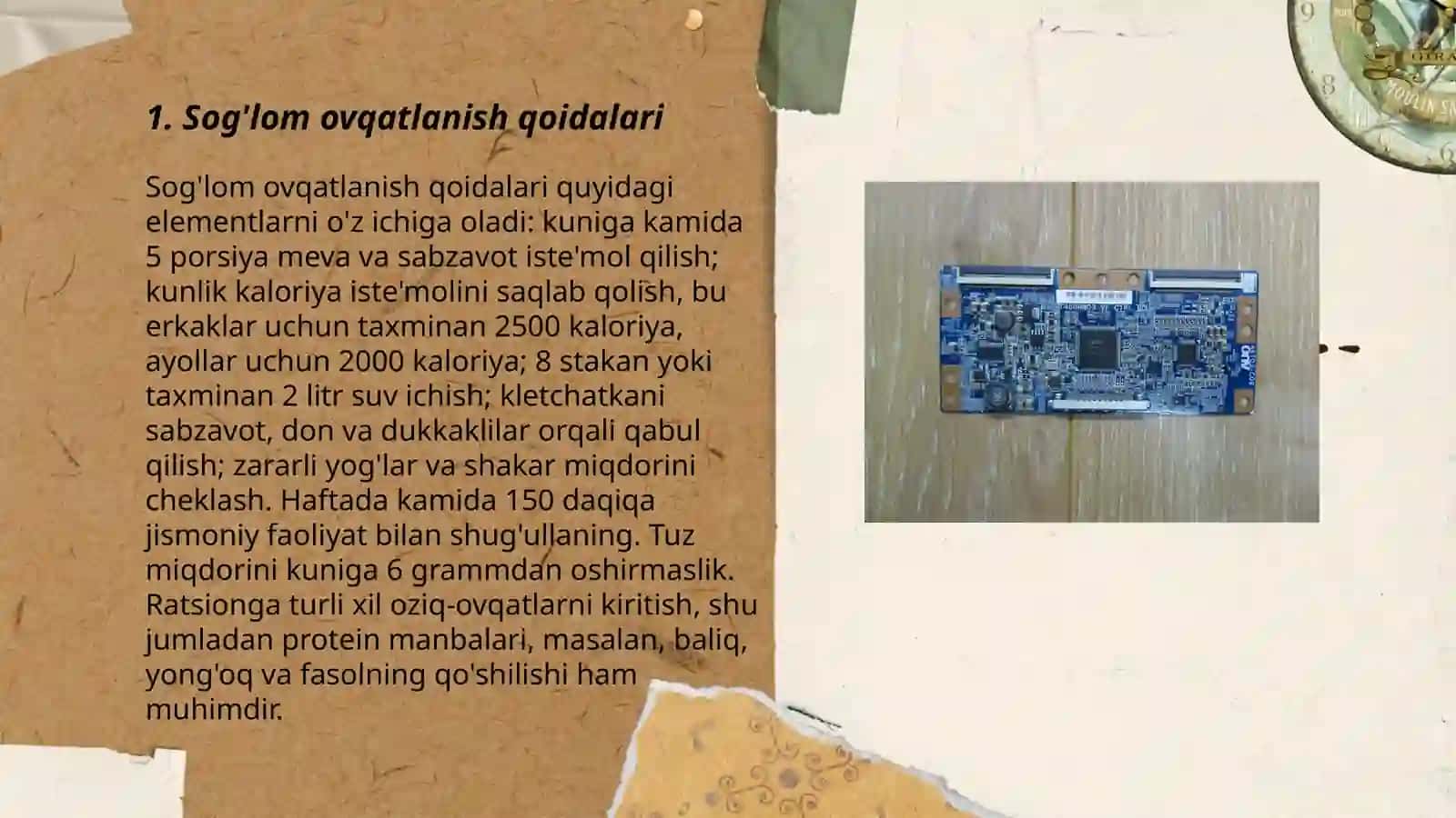 Tòģri ovqatlanish asoslari 3
