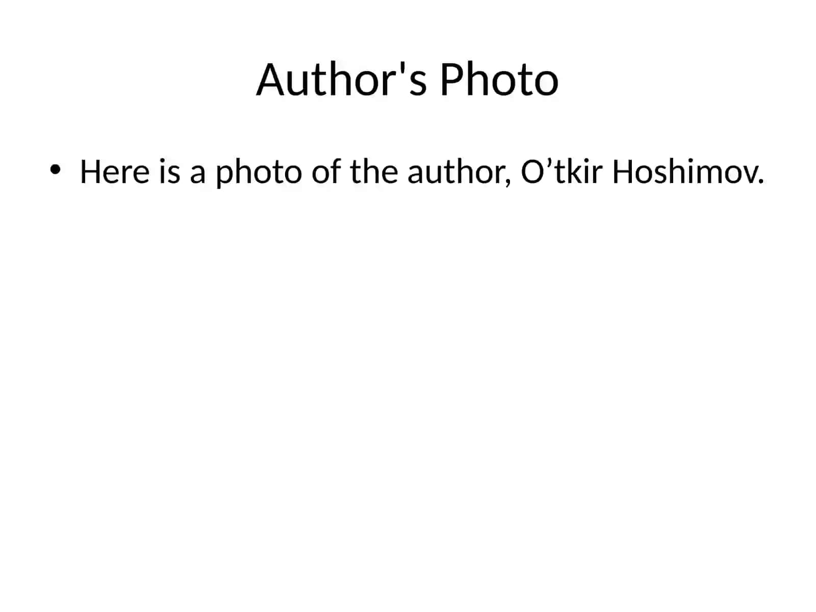 My Favorite Book: “Dunyoning Ishlari” 3