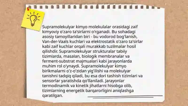Supramolekulyar birikmalar kimyosi 3