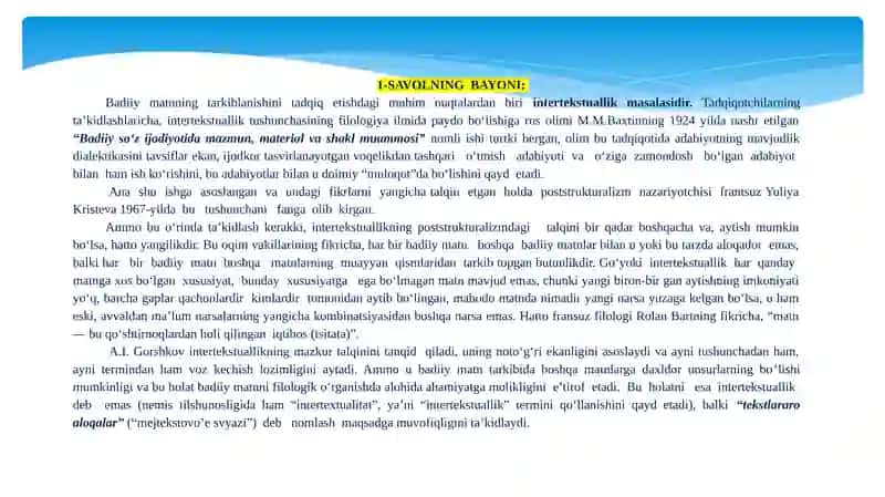Badiiy matnda Intertekstuallik 3