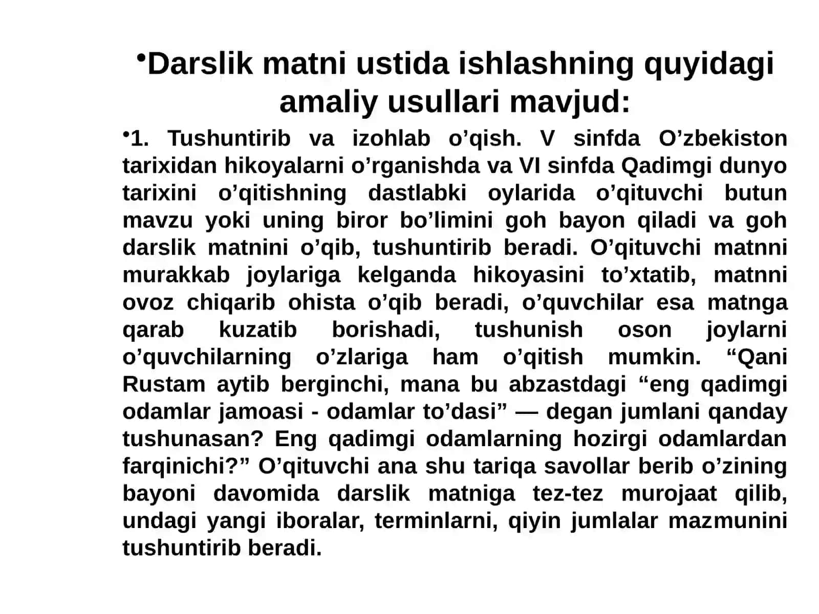 Tarix ta’limining amaliy usullari 3