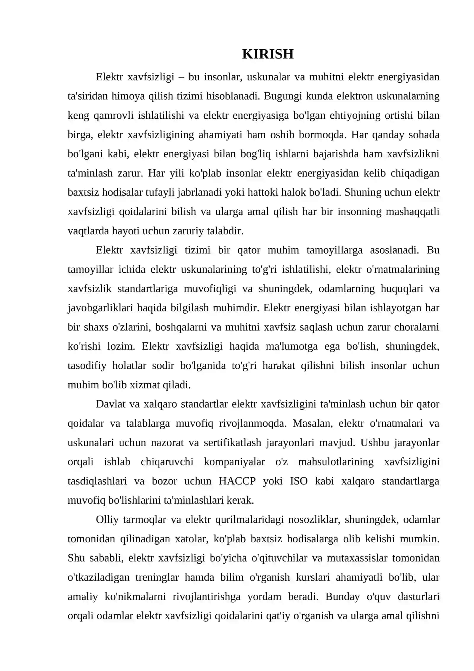 ELEKTR XAVFSIZLIGI 3