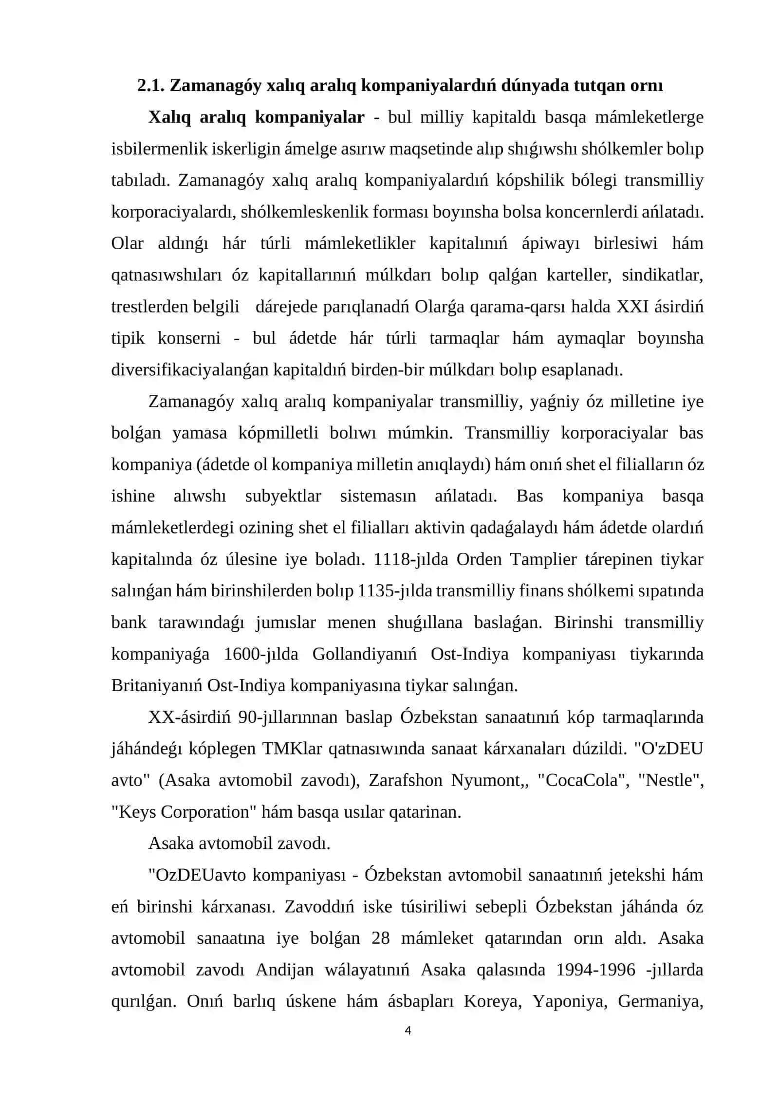 TMK-xalıq aralıq isbilermenliktiń eń nátiyjeli forması 3