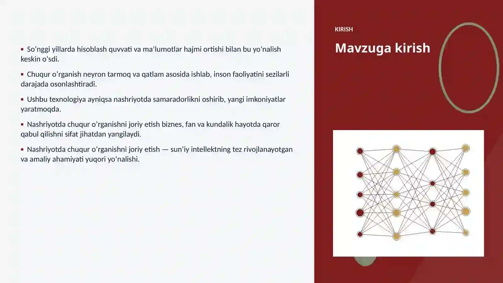 SUNʼIY INTELLEKT • PROFESSIONAL TAQDIMOT 3