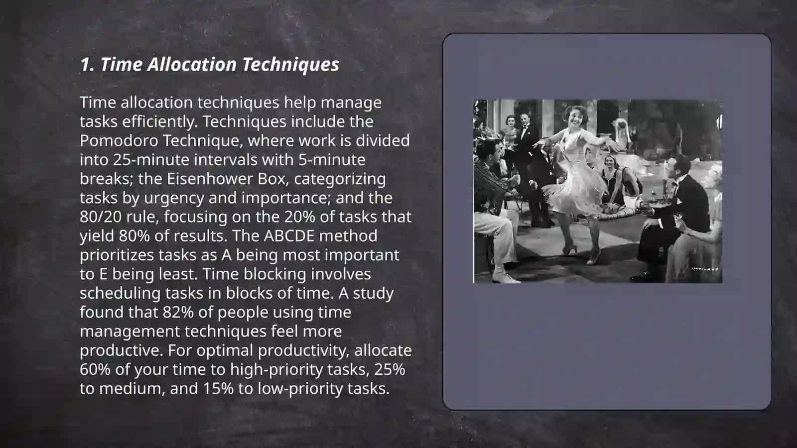 Strategist for managing time during the test 3