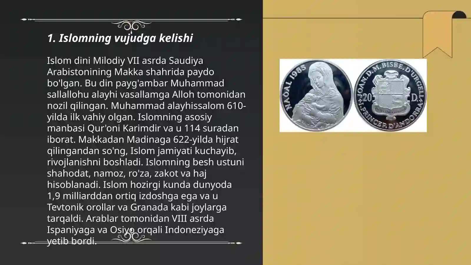 Islomning vujudga kelishi 3