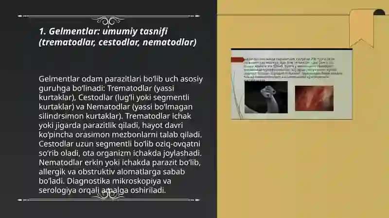 Gelmentlar - odam parazitlari 3