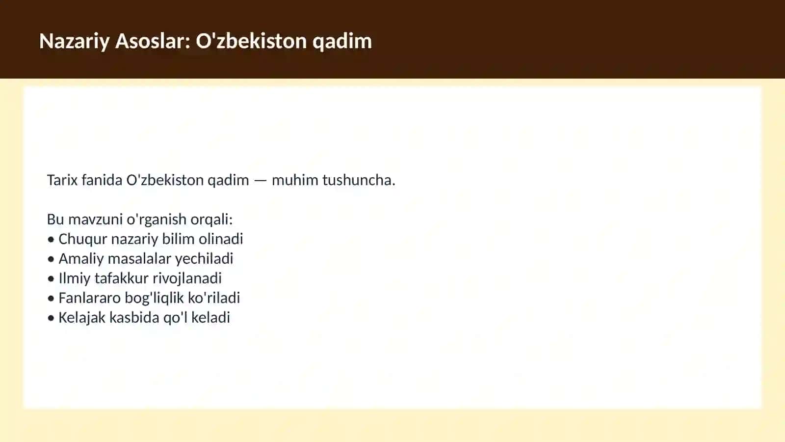 Dekolonizatsiya O'qituvchilar va talabalar uchun dars ishlanma 3