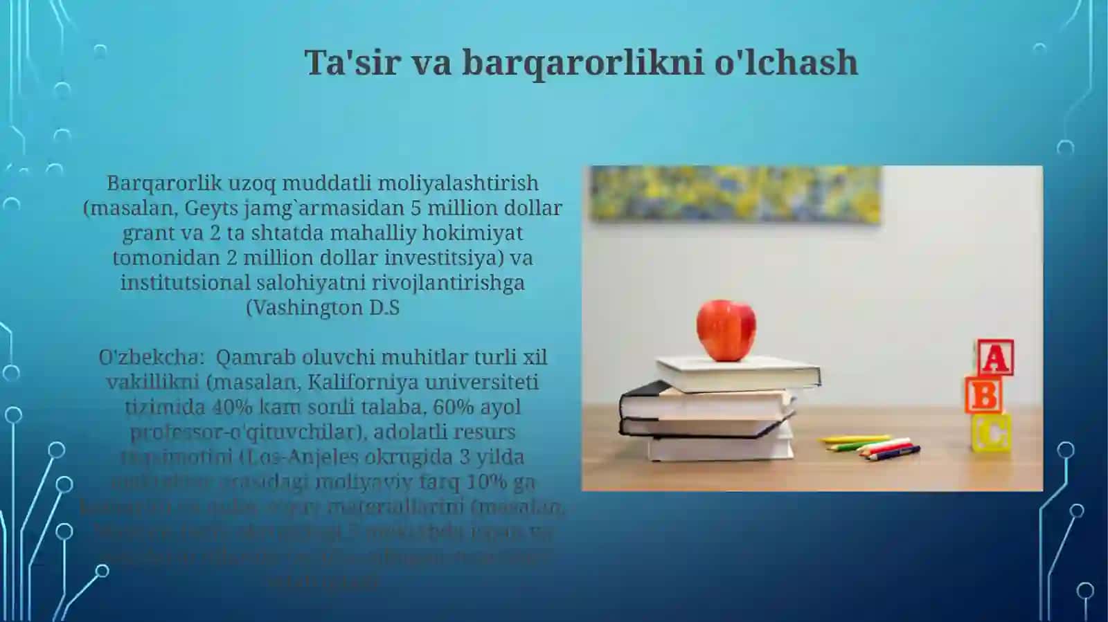 Taʼlim muhitida inkluziv muhitni yangilash 3