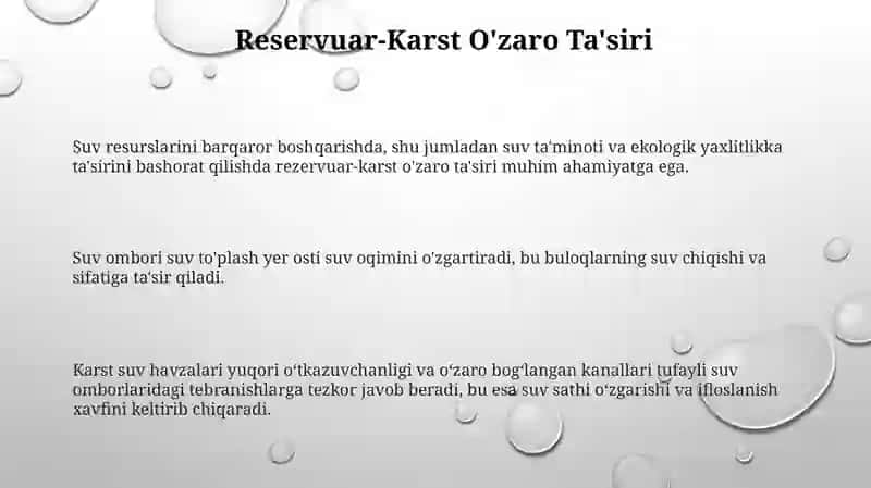 Sardoba,karies suvlar gidrologiyasi 3