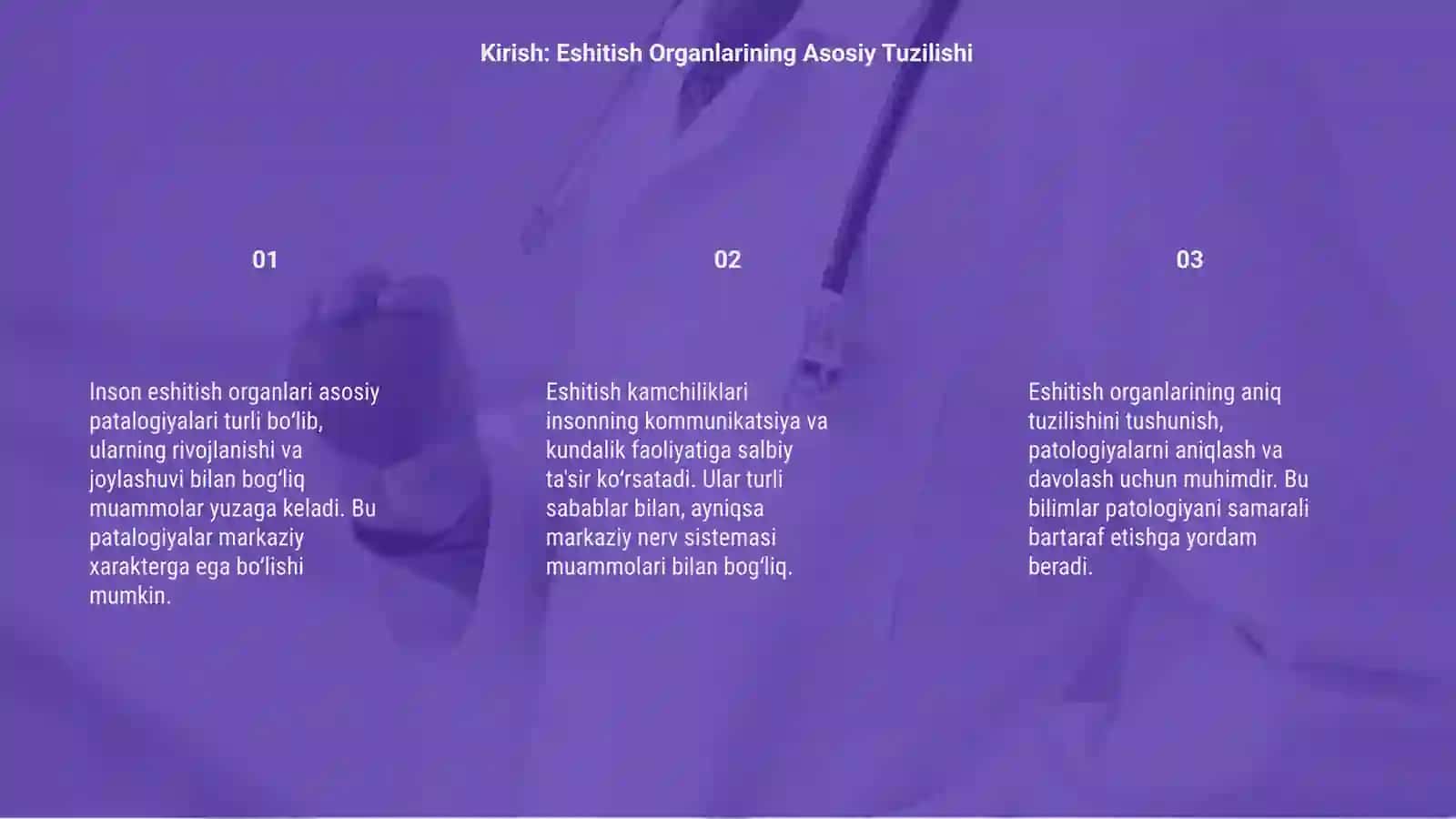 Inson eshitish organlari asosiy patalogiyasi 3
