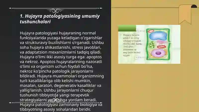 Hujayra potologiyasida uning kelib chiqish sabablari 3
