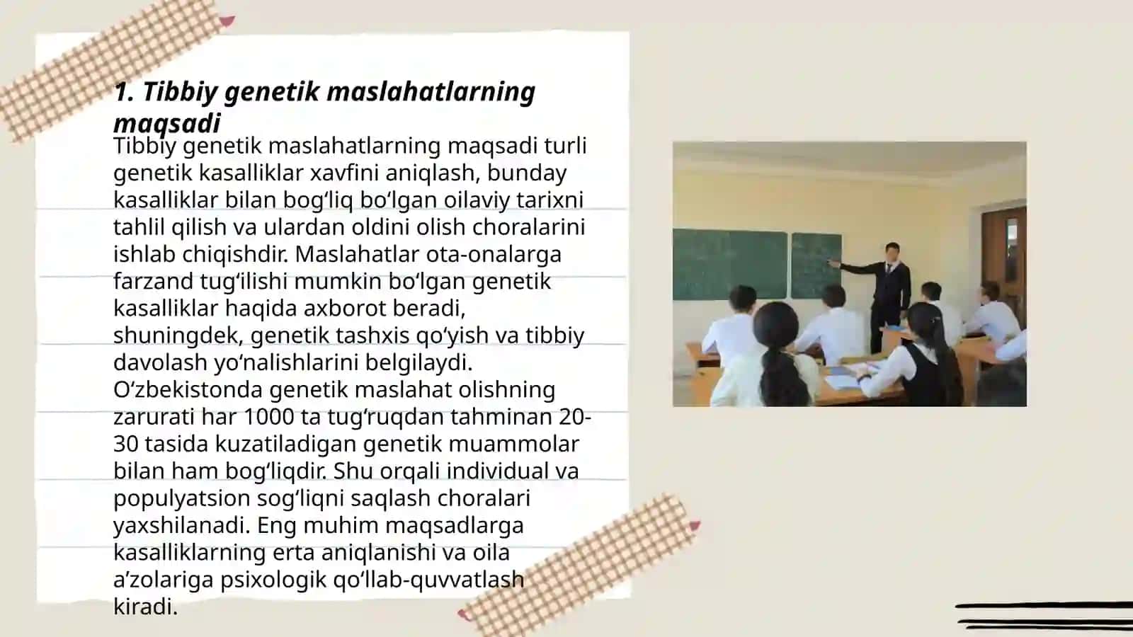 Tibbiy genetik maslahatlar 3