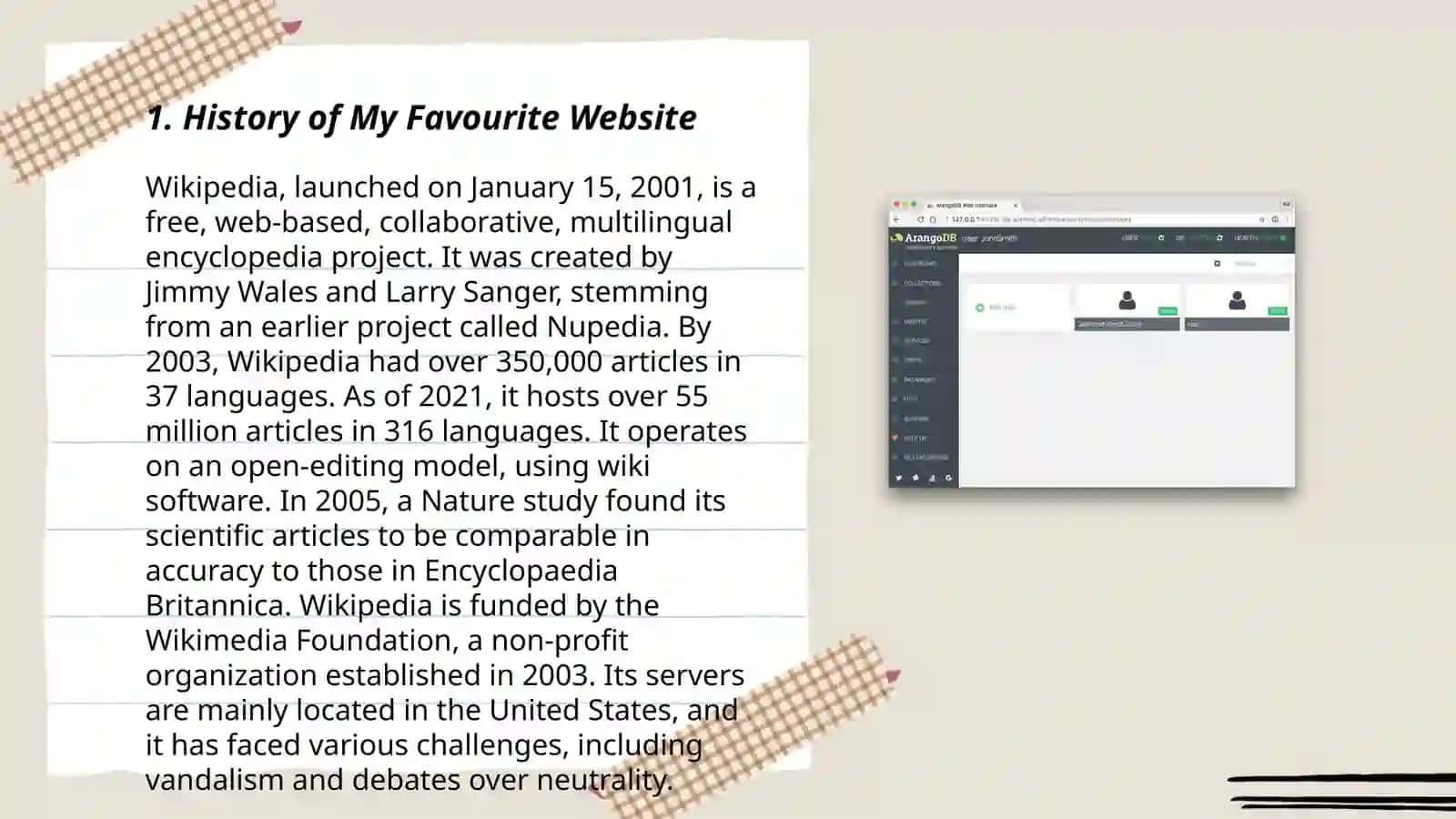 History of My Favourite Website 3
