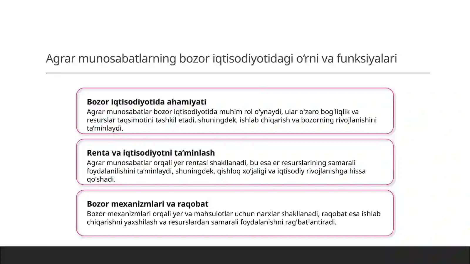 Agrar Munosabatlar va Renta 3