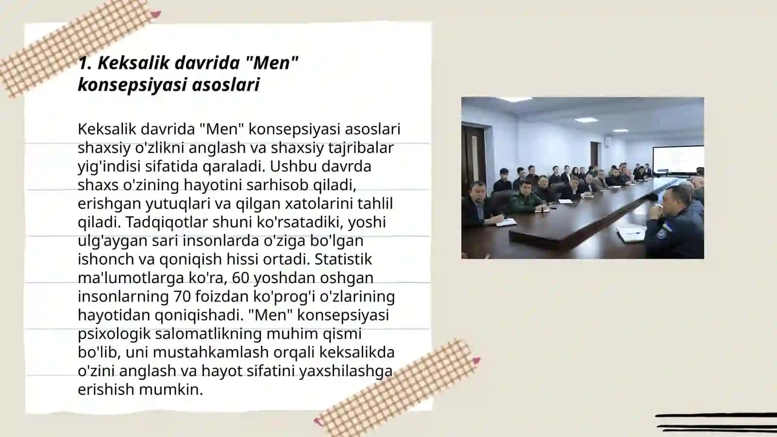 Keksalik davrida "Men" konsepsiyasining oʻziga xos xususiyatlari 3