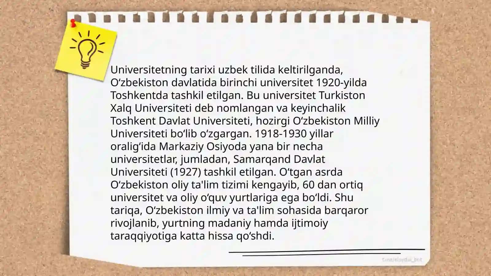 Universitetning tarixi 3
