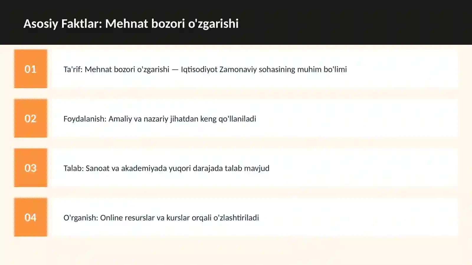 Mehnat bozori o'zgarishi 3