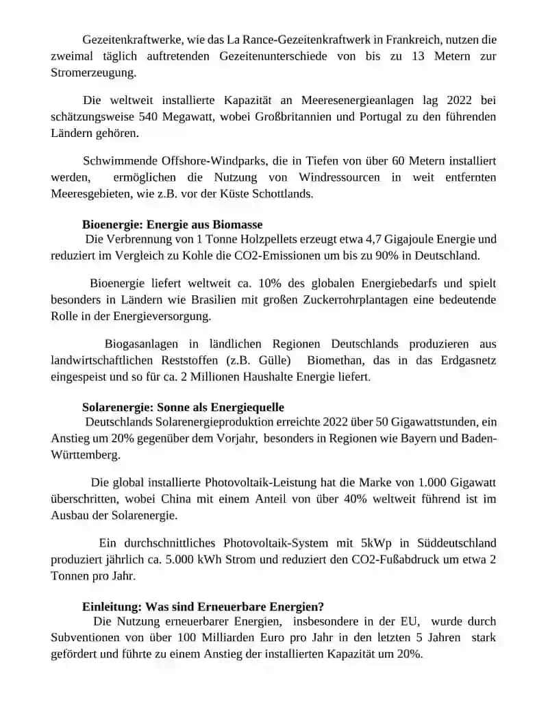 Erneubare Energien 3
