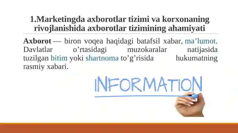 Marketingtadqiqotlarida axborot to'plash usullari 3