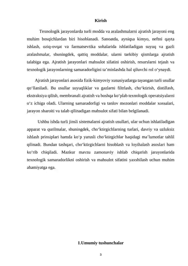Ajratish usullari 3