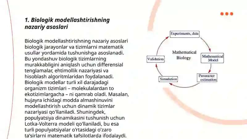 Biologik modellarga doir masalalar 3