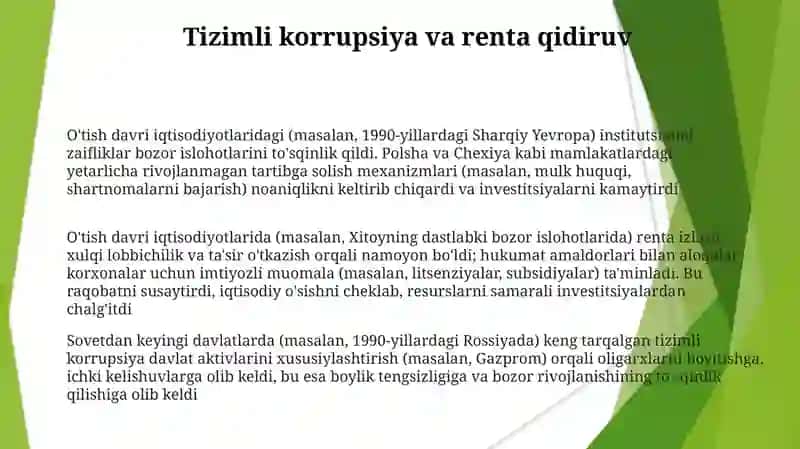 Institutsional muammolar va ularning echimlari 3