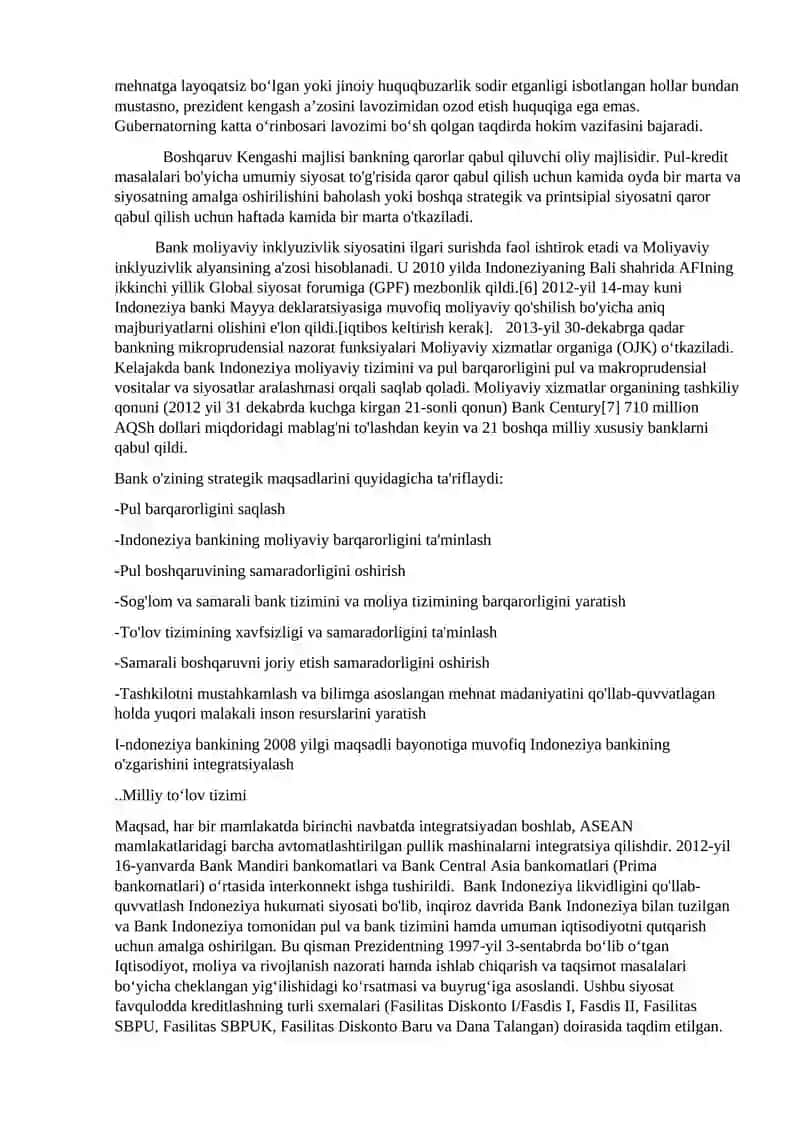 Indoneziya halqaro bank ishi 3