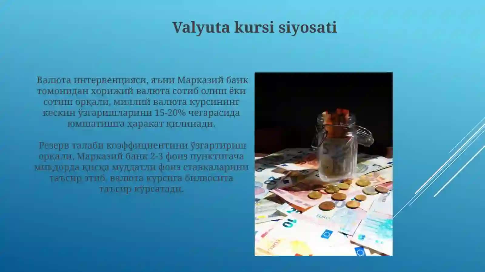 Davlatning pul-kredit siyosatining asoslari 3