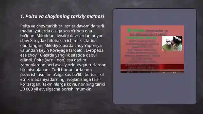 Polta va choyin qayta ishlsh 3